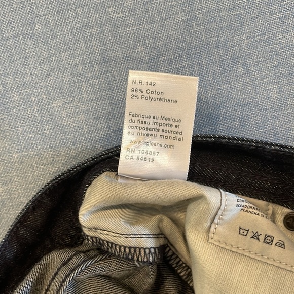 AG Adriano Goldschmied Sz 40 The Matchbox slim straight  jeans - Picture 6 of 10